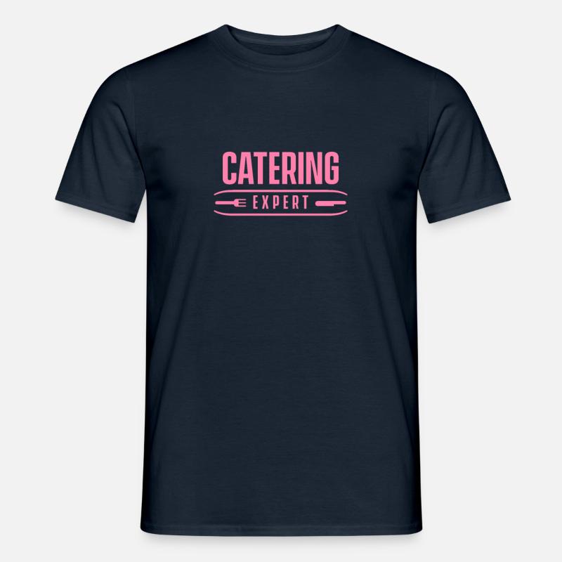 Catering Experte - Männer T-Shirt - Navy