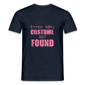 Costumes d'Halloween Citrouille Creepy Custom - T-shirt homme - marine - Devant - AI Model Male 178 light (178cm)