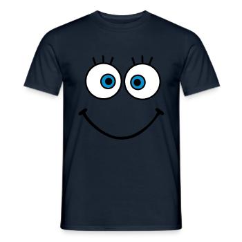 face à - T-shirt homme - marine - Devant - AI Model Male 178 light (178cm)