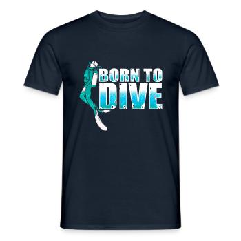 Plongeurs plongeurs - T-shirt homme - marine - Devant - AI Model Male 178 light (178cm)