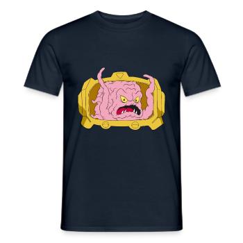 Teenage Mutant Ninja Turtles Krang Costume - Men's T-Shirt - navy - Front - AI Model Male 178 light (178cm)
