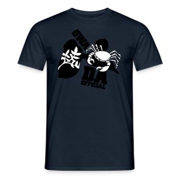 gwada-official-crabe - T-shirt homme - marine - Devant - AI Model Male 178 light (178cm)