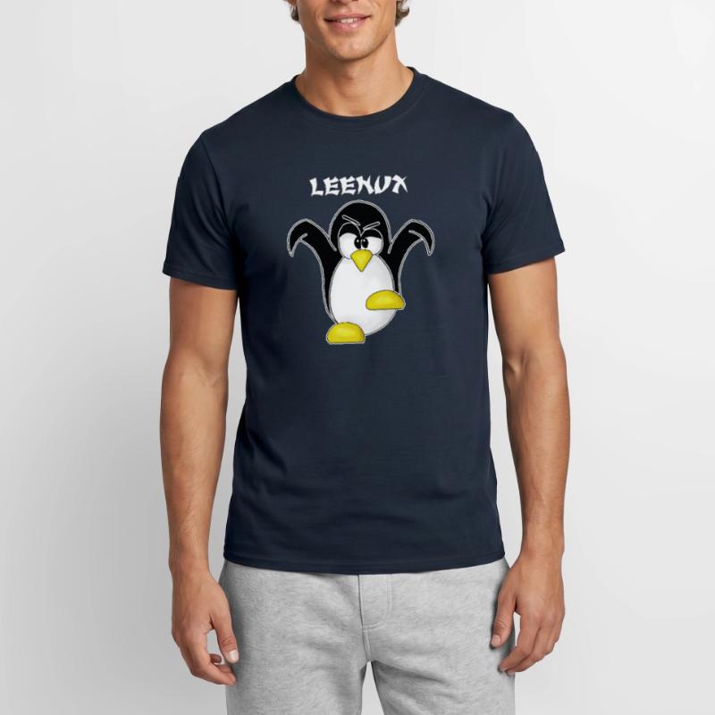 Linux Computer Nerd Geek Cadeau Admin. Informatique T-shirt homme