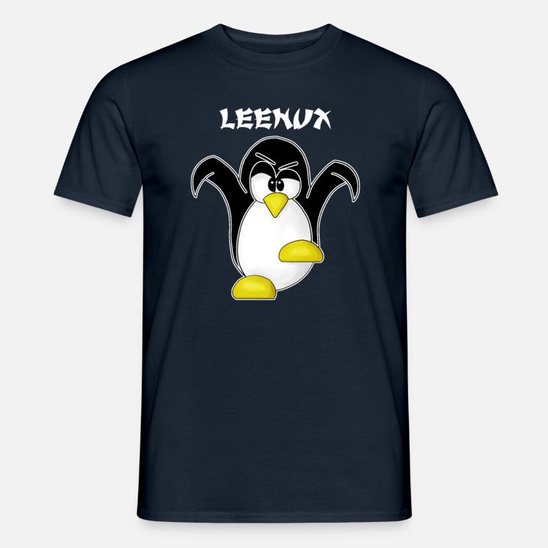 Linux Computer Nerd Geek Cadeau Admin. Informatique - T-shirt homme - marine
