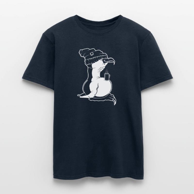 Tux Linux Penguin Coffee Break Computer Freak Nerd Men's T-Shirt