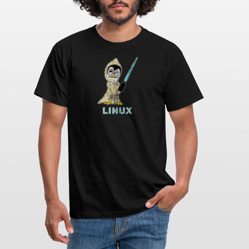 Nerd Linux computerforsker Linux softwareudvikler T-shirt til herrer