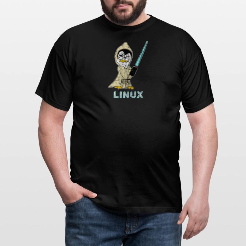 Nerd Linux computerforsker Linux softwareudvikler T-shirt til herrer