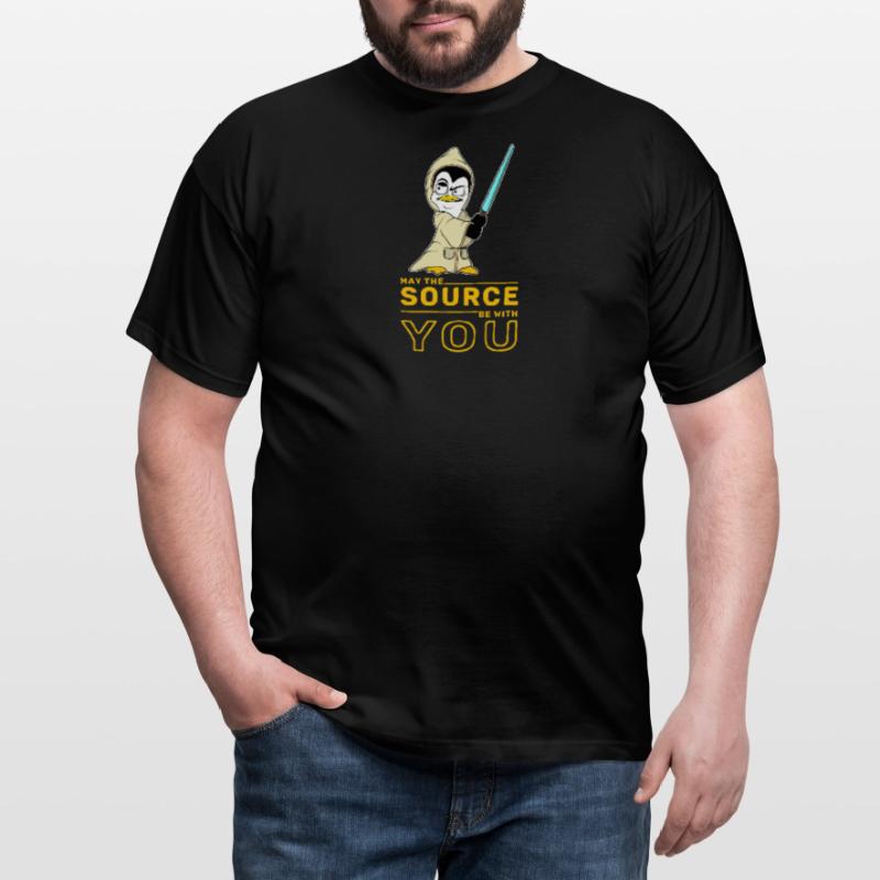 IT nerd Linux Linux pingvin geek software ingeniør T-shirt til herrer