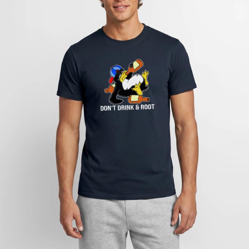 Linux Penguin Sudo Admin Funny Computer Science PC Nerd Men's T-Shirt