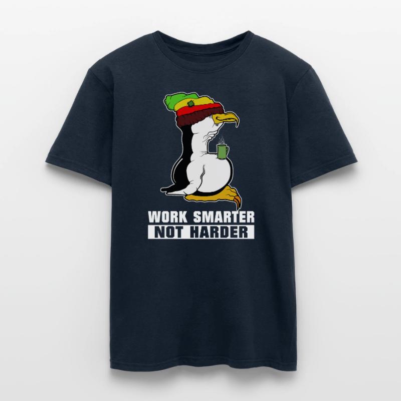 Pause café pingouin Linux Rasta Informatik PC Nerd T-shirt homme