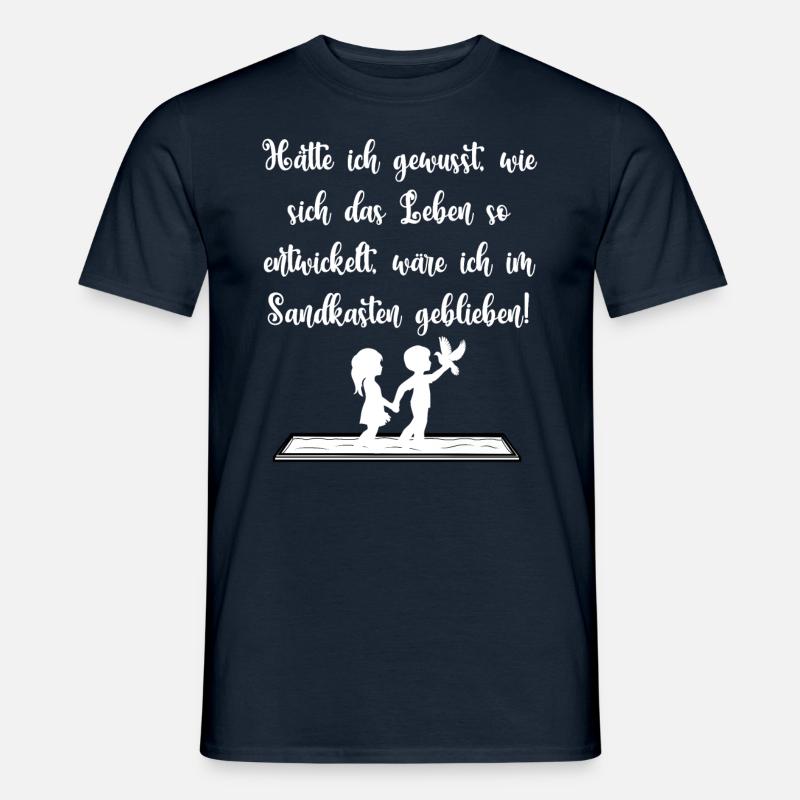 Life Development -Sandbox Geschnk - Men's T-Shirt - navy