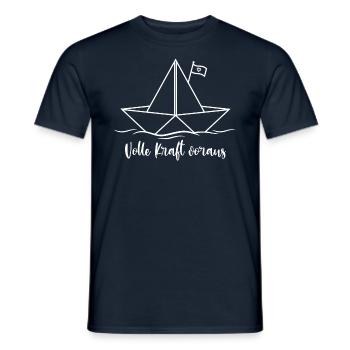 Volle Kraft voraus - Männer T-Shirt - Navy - Vorne - AI Model Male 178 light (178cm)