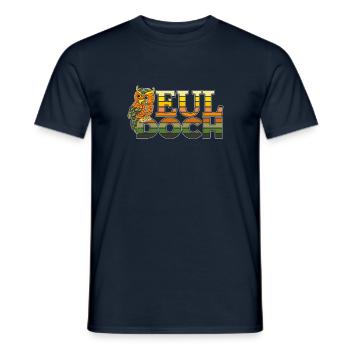Eul Doch Retro Color Eule - Männer T-Shirt - Navy - Vorne - AI Model Male 178 light (178cm)