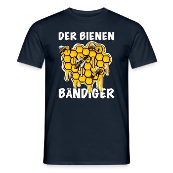 Imker Der Bienen Bändiger - Männer T-Shirt - Navy - Vorne - AI Model Male 178 light (178cm)