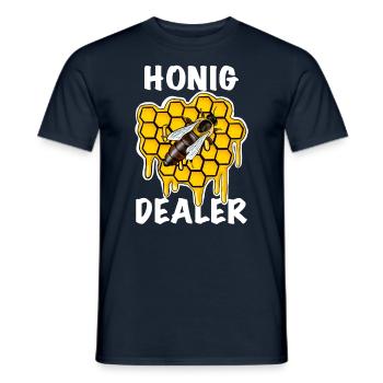 Imker Honig dealer - Männer T-Shirt - Navy - Vorne - AI Model Male 178 light (178cm)
