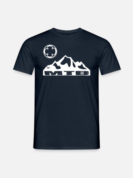 MTB-Bike - Männer T-Shirt - Navy