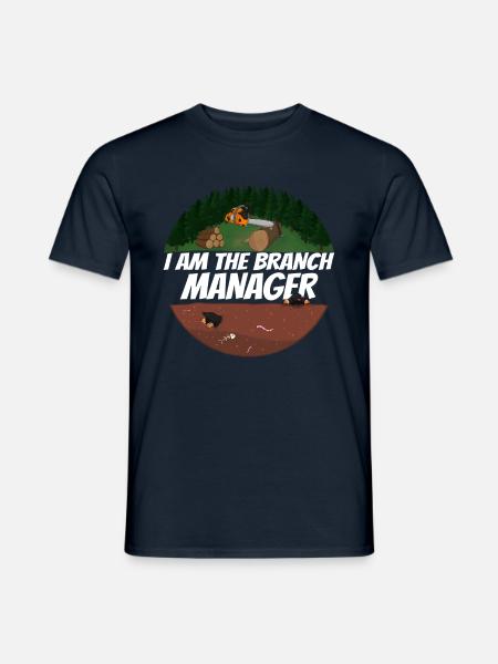 Tronçonneuse Tronçonneuse - T-shirt homme - marine