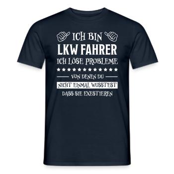 LKW Fahrer Fun Lustiges Spruch LKW Fahrer Geschenk - Männer T-Shirt - Navy - Vorne - AI Model Male 178 light (178cm)