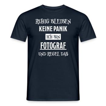 Fotograf Lustiger Spruch Beruf Fotografen Geschenk - Männer T-Shirt - Navy - Vorne - AI Model Male 178 light (178cm)