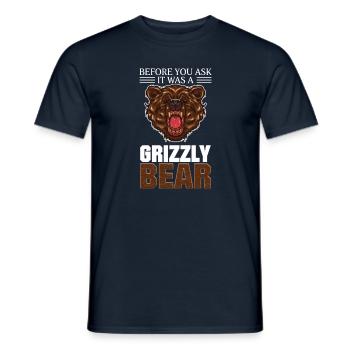Bevor Sie fragen: Es war die Geschichte eines - Männer T-Shirt - Navy - Vorne - AI Model Male 178 light (178cm)