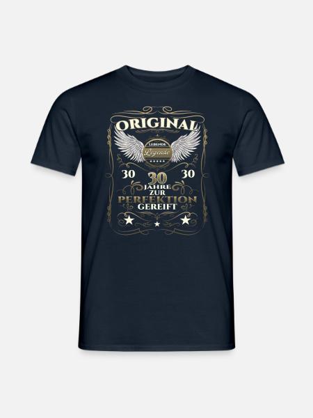 Jahrgang 1993 30. Geburtstag Geschenk Mann/ Frau - Männer T-Shirt - Navy
