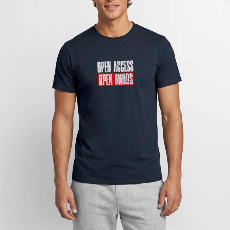 Open Access Open Mind for Hacker and Coder Männer T-Shirt