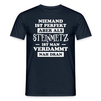 Steinmetz Lustiger Spruch Kunst Steinmetz Geschenk - Männer T-Shirt - Navy - Vorne - AI Model Male 178 light (178cm)