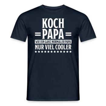 Koch Lustig Spruch Beruf Gastronomie Koch Geschenk - Männer T-Shirt - Navy - Vorne - AI Model Male 178 light (178cm)