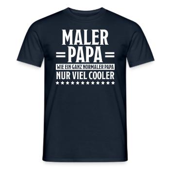 Maler Witz Spruch Meister Lackierer Maler Geschenk - Männer T-Shirt - Navy - Vorne - AI Model Male 178 light (178cm)