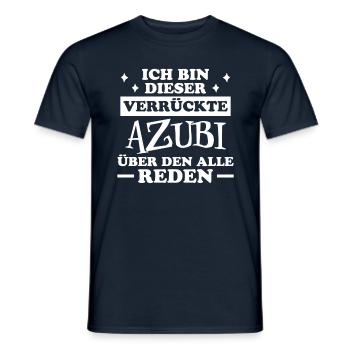 Azubi Spruch Lehrling Auszubildende Azubi Geschenk - Männer T-Shirt - Navy - Vorne - AI Model Male 178 light (178cm)