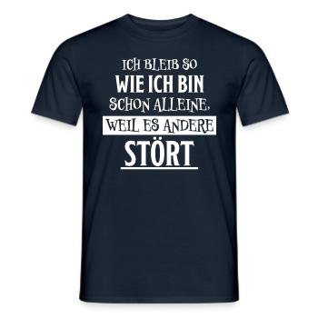Lustiger Spruch Frech Arrogant Sprüche Geschenk - Männer T-Shirt - Navy - Vorne - AI Model Male 178 light (178cm)
