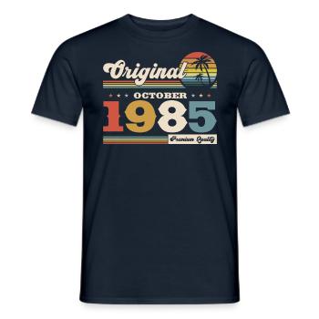 40e anniversaire Légende Octobre 1985 Volume 85 - T-shirt homme - marine - Devant - AI Model Male 178 light (178cm)