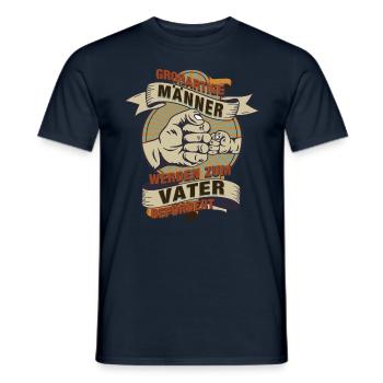 Bester Vater - Männer T-Shirt - Navy - Vorne - AI Model Male 178 light (178cm)