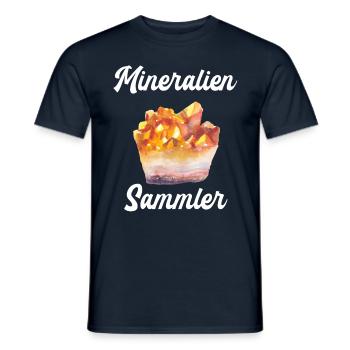 Mineralien Steine Geologie Sammler Mineral Geologe - Männer T-Shirt - Navy - Vorne - AI Model Male 178 light (178cm)
