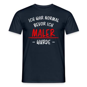 Maler Lustiger Spruch Meister Lackierer Geschenk - Männer T-Shirt - Navy - Vorne - AI Model Male 178 light (178cm)