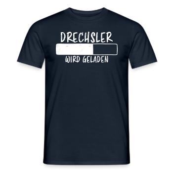 Drechsler Spruch Job Lustiges Drechsler Geschenk - Männer T-Shirt - Navy - Vorne - AI Model Male 178 light (178cm)