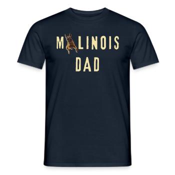 Papa Berger Belge - T-shirt homme - marine - Devant - AI Model Male 178 light (178cm)