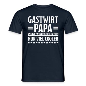 Gastwirt Fun Spruch Kneipe Wirt Gastwirt Geschenk - Männer T-Shirt - Navy - Vorne - AI Model Male 178 light (178cm)