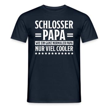 Schlosser Beruf Lustiger Spruch Schlosser Geschenk - Männer T-Shirt - Navy - Vorne - AI Model Male 178 light (178cm)