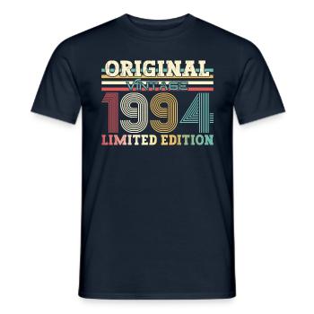 30th Birthday Original 1994 Vintage 1994 - Men's T-Shirt - navy - Front - AI Model Male 178 light (178cm)