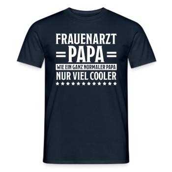 Frauenarzt Spruch Gynäkologe Frauenarzt Geschenk - Männer T-Shirt - Navy - Vorne - AI Model Male 178 light (178cm)