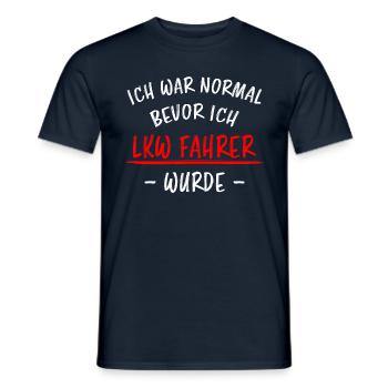 LKW Fahrer Lustige Spruch Lastkraftwagen Geschenk - Männer T-Shirt - Navy - Vorne - AI Model Male 178 light (178cm)