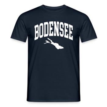 Lac de Constance - T-shirt homme - marine - Devant - AI Model Male 178 light (178cm)