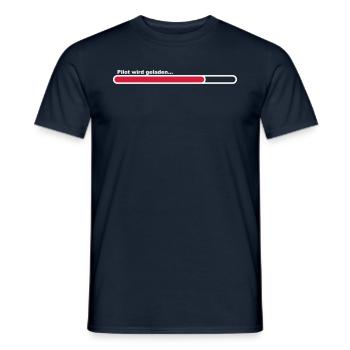 pilot - Männer T-Shirt - Navy - Vorne - AI Model Male 178 light (178cm)