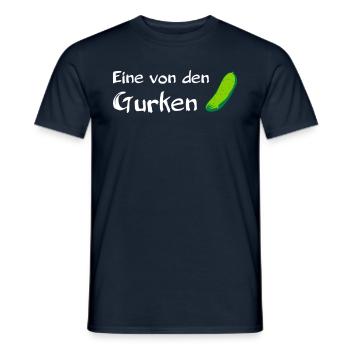 Eine von den Gurken 2 - Männer T-Shirt - Navy - Vorne - AI Model Male 178 light (178cm)