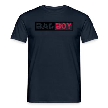 Bad Boy Design - T-shirt homme - marine - Devant - AI Model Male 178 light (178cm)