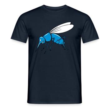 moustiques moustiques - T-shirt homme - marine - Devant - AI Model Male 178 light (178cm)