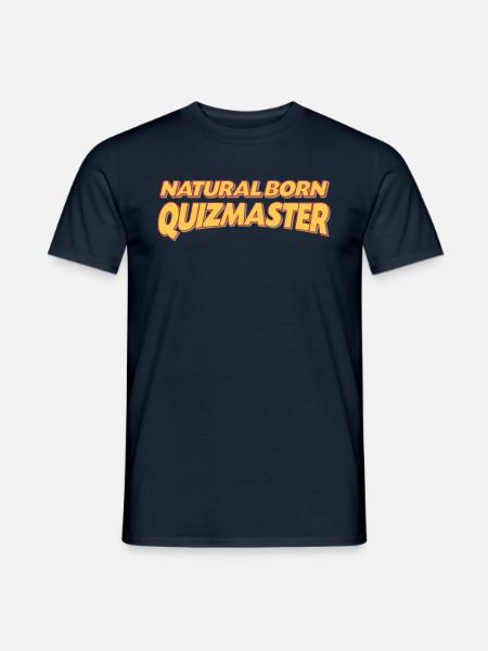 Natural born quizmaster 3col - Men's T-Shirt - navy