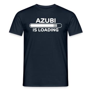 Azubi Spruch Lehrling Job Lustiges Azubi Geschenk - Männer T-Shirt - Navy - Vorne - AI Model Male 178 light (178cm)