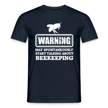 Apiculteur apicole - T-shirt homme - marine - Devant - AI Model Male 178 light (178cm)